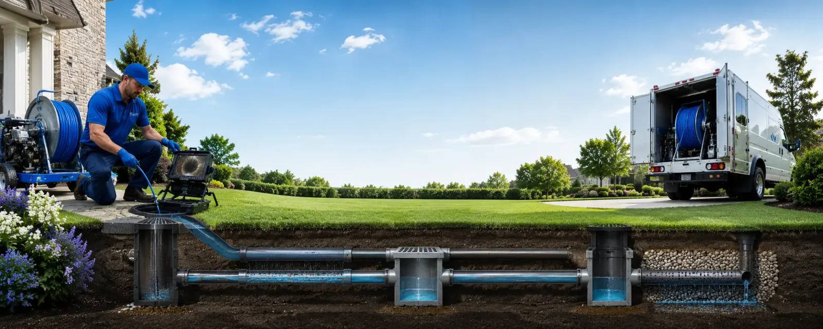 Outdoor drain cleaning information for Lehman, PA